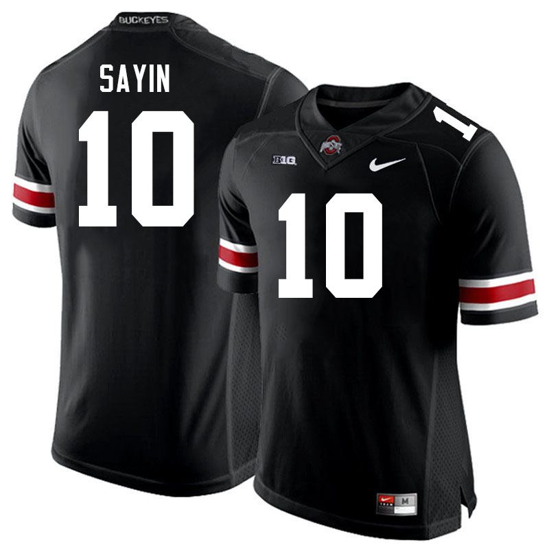 Ohio State Buckeyes Julian Sayin Men's's #10 Authentic Black College Football Jersey 2404ANXZ1